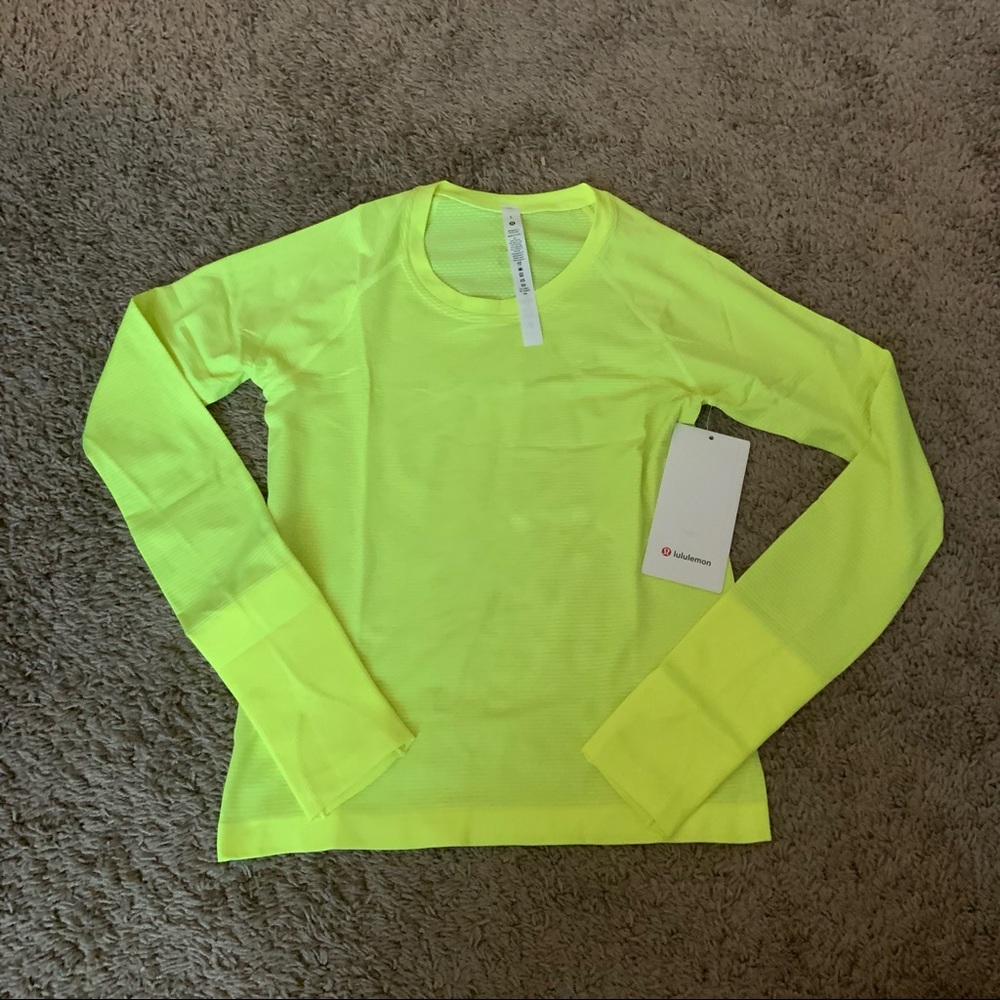 Lululemon swiftly long sleeve race length size 6